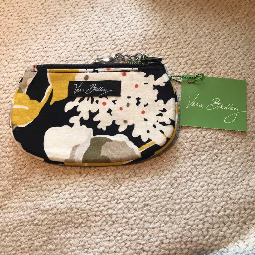 NWT Vera Bradley clip zip ID pouch